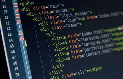 HTML code illustration